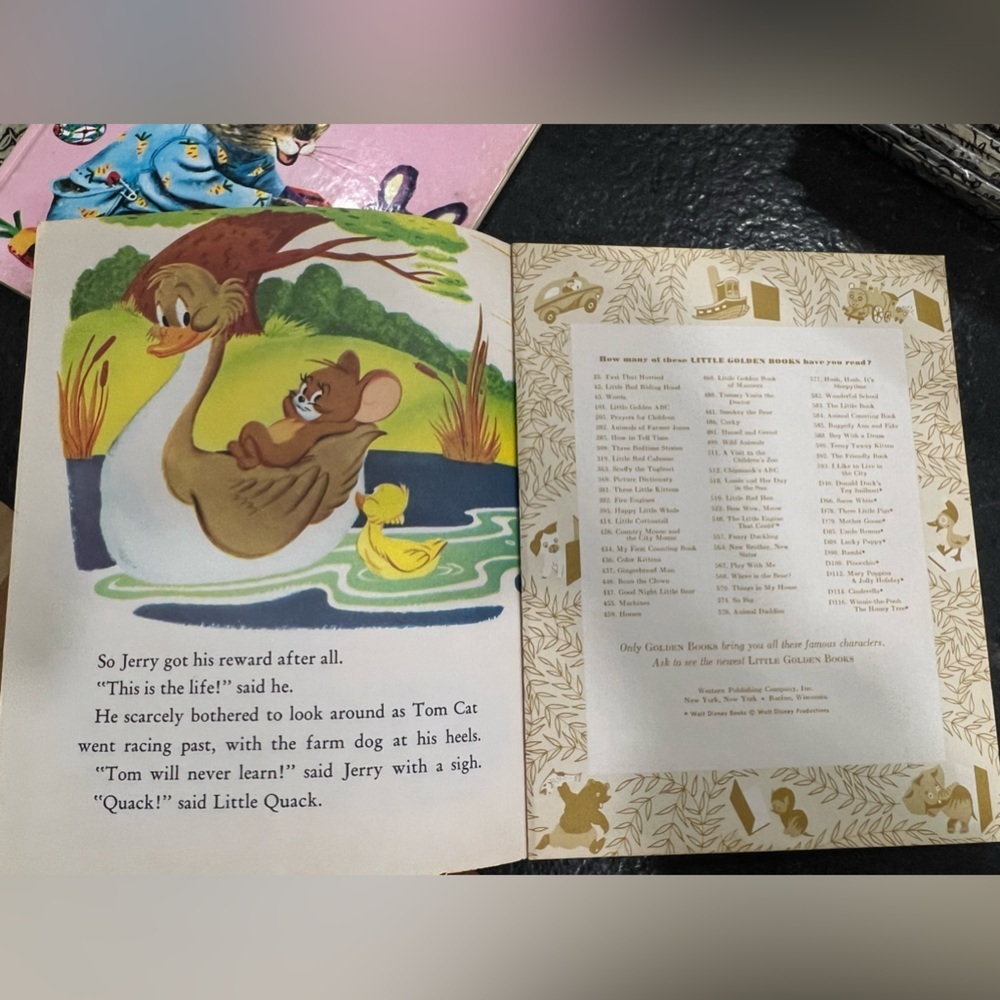 Vintage 2nd edition Tom & Jerry Meet Little Quack CRAFTS JUNK JOURNAL COLLECTION - Picture 4 of 5
